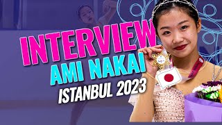 Junior Women Winner Interview | Ami Nakai | Istanbul 2023 | JGPFigure