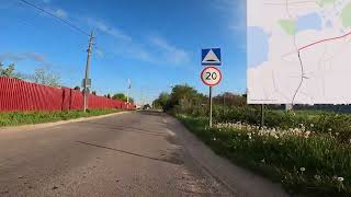 Cycling Moscow oblast 1440p60 Shifernaya forest 2023-05-21