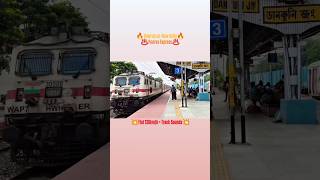 🚨TRACK BLAST!🚨 Train 12381 skip with beast HWH WAP7 30506! 🚄💨 #IndianRailways #Shorts #WAP7 #train