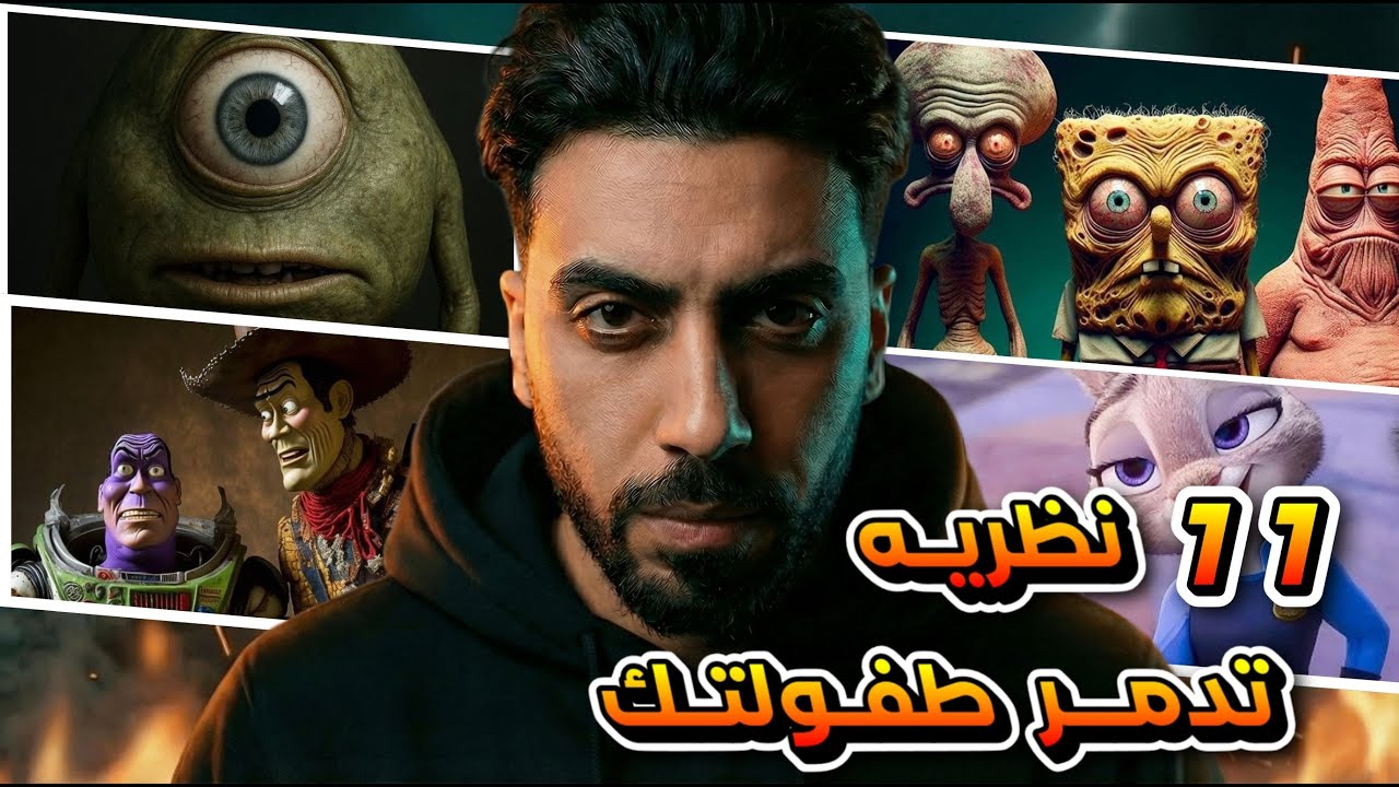 11 نظريه هتدمر طفولتك 🔞⚠️سبونج مرعب و فروزن مختل