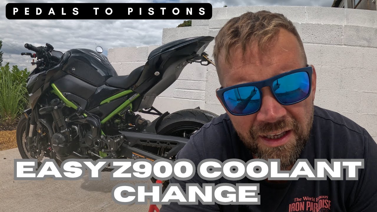 Easy Motorcycle (Z900) Coolant Change Anyone Can Do!