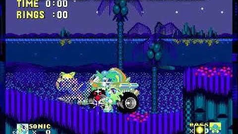 Bursty the Hedgehog in Sonic 2 Return Of Shadow First Public Demo!