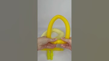 Pop Tube Robot 🤖 #asmrsound #satisfying #robot #poptubesound #marblerun #satisfyingvideos #funny