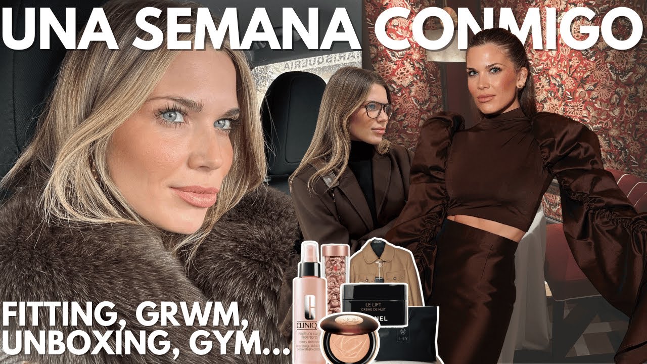 UNA SEMANA CONMIGO: Rutinas, unboxing, cambio de color en el pelo y entrenos