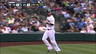 2012/08/01 Ackley scores on double play