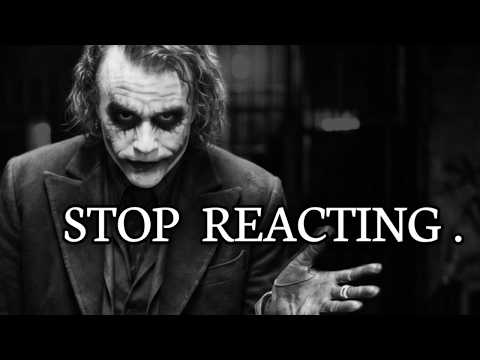 They Can’t Control What Doesn’t React