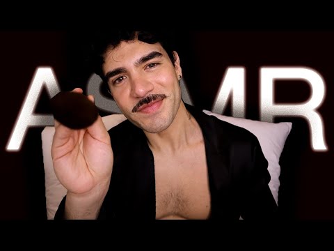ASMR sleepover with a boy "you're so cute" (close up comfort)