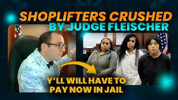 Judge Fleischer v/s Teenage Female SHOPLIFTER #courtroomdrama #judgefleischer
