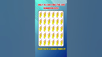 Only 1% Can Find the Odd One Numberblock! 🔢👀 Can You Spot It?
