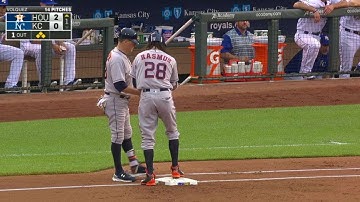 HOU@KC: Rasmus belts a long RBI single to right field