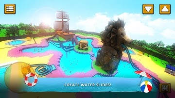Water Park Craft: Waterslide Building Adventure 3D Android Gameplay