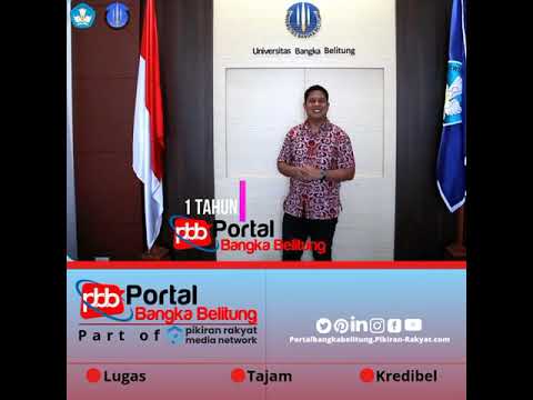 Rektor Universitas Bangka Belitung: Ucapkan Selamat HUT Portalbangkabelitung.Pikiran-Rakyat.com