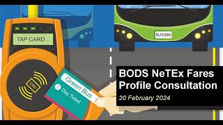 BODS NeTEx Fares Profile Consultation Webinar 20 February 2024