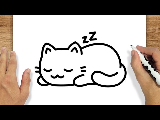 → Como desenhar um gato passo a passo: Tutorial de desenho fácil