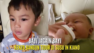 KENZO BANGUN TIDUR DIJAGAIN KAKAK KIANO SAMBIL DIKASIH DOT SUSU