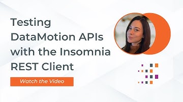 Testing DataMotion APIs with Insomnia REST Client