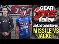 Alpinestars Missile V3 Leather Jacket Review from SportbikeTrackGear.com YouTube Video