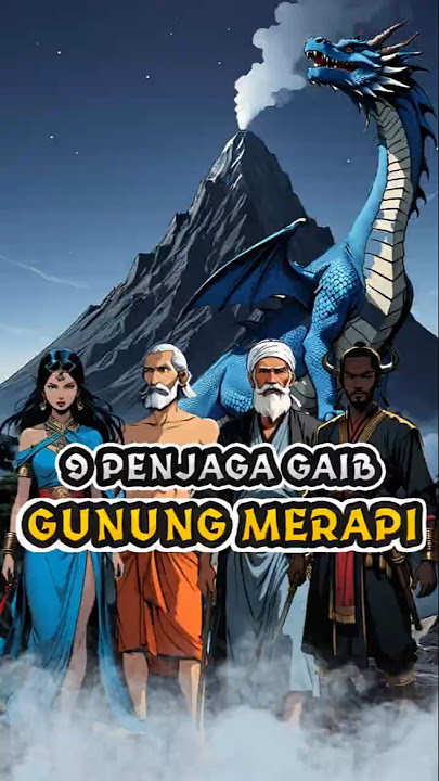 9 Mystical Figures of Mount Merapi's Inhabitants #shorts