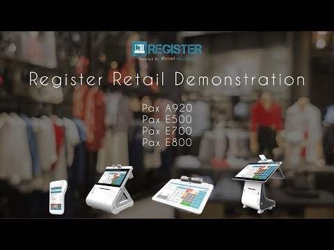 Register Pax Retail Demo