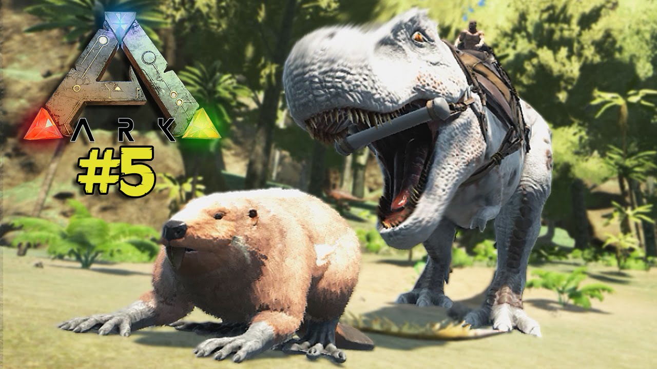 Alpha Raptor Vs Raptor Ark Survival Evolved #5 Prezivljavanje - T-Rex vs Alpha Raptor & Dabar ...