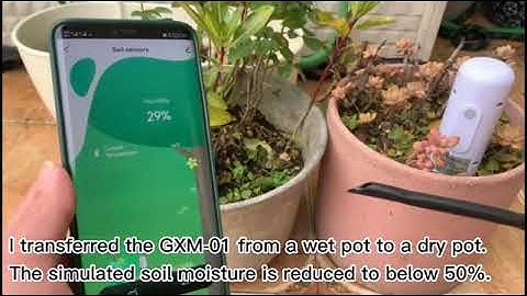ZIGBEE Plant Monitor Outdoor Soil Temperature Meter Moisture Humidity Garden Automation Irrigation