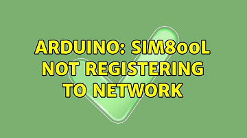 Arduino: SIM800L not registering to network (2 Solutions!!)