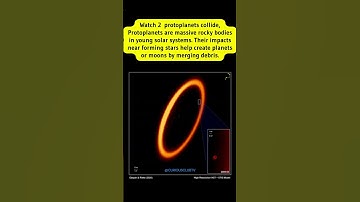 Watch two protoplanets collide in actual NASA footage.