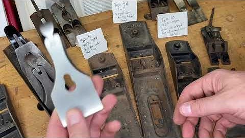 Stanley Bench Plane Type Study Breakdown - Types 9, 9A, & 10 - planes with 2 patent dates in the bed