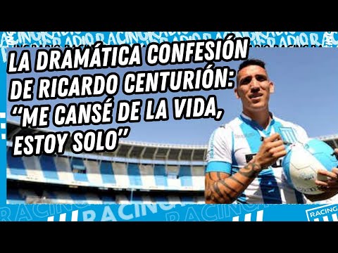 El ex RACING, RICKY CENTURIÓN, dió una nota radial y contó el MAL MOMENTO que está pasando