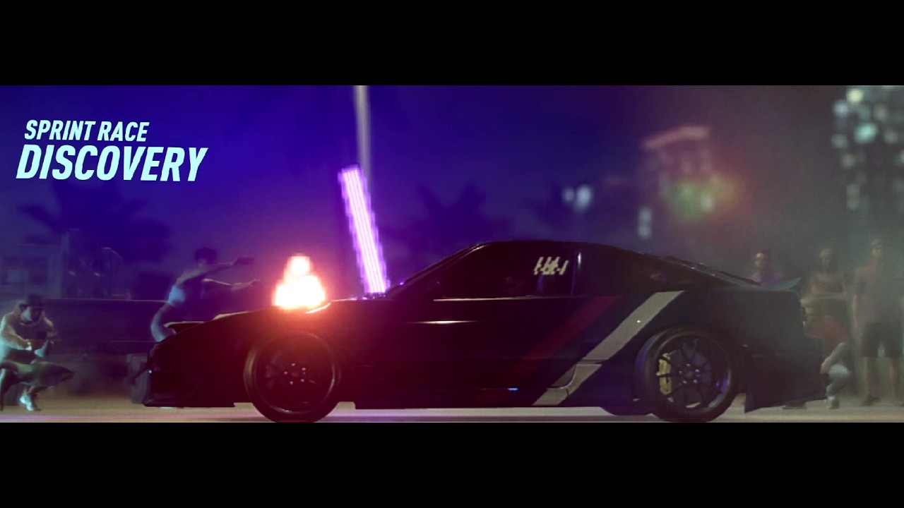 NFS Heat - Discovery race with the starter car (fully upgraded)