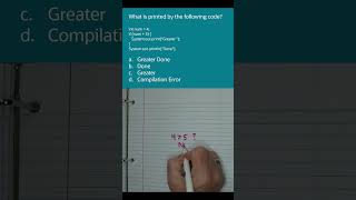 if Statements - AP CSA Unit 2 Multiple Choice Review #shorts