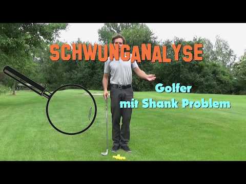 Golf - Schwunganalyse: Golfer mit Shank-Problem (Socket)