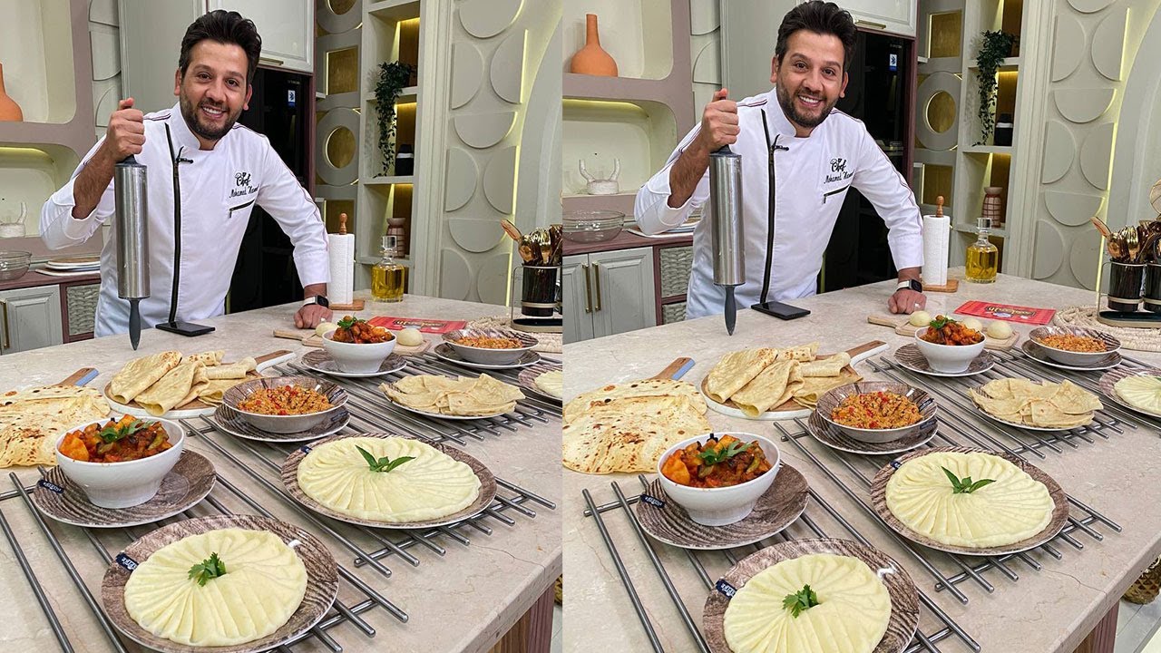 المطعم مع الشيف محمد حامد | المسقعة - الشكشوكة - بطاطس بيوريه - خبز الطاسة