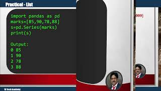 Creating a Series in Pandas | Class 12 Informatics Practices | CBSE | Lecture 2 | VJ Tech Academy