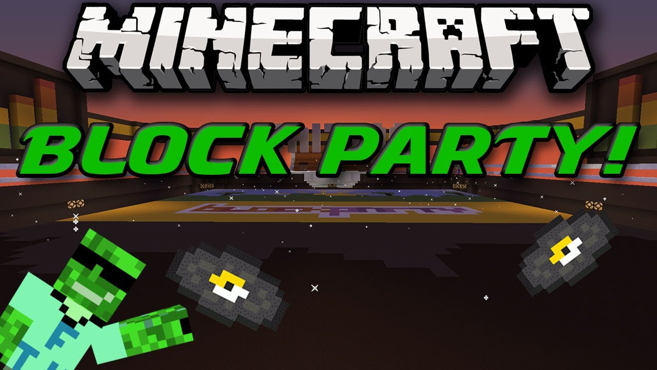 Minecraft: BLOCK PARTY! w/Friends! (NEW Mini-Game!) - YouTube