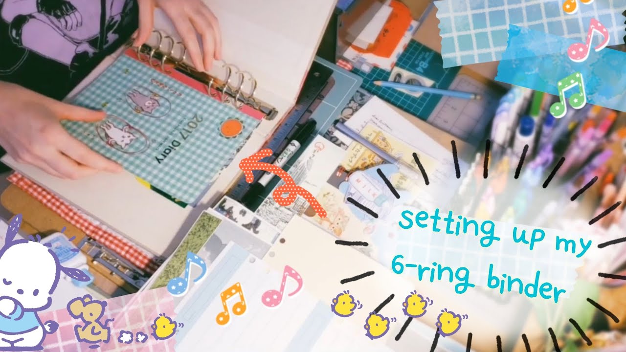 📒 Setting up my 2021 6-ring binder planner (🤐) ┊ 