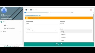 How student can view the Fees in NewgenEducationApp?