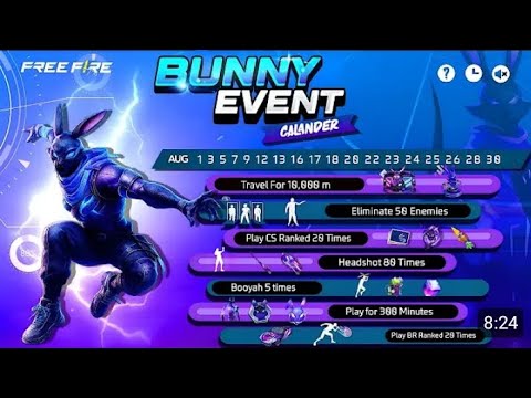 New Bunny Event Calender 2025 🇮🇳🔥| Bunny Bundle Return Event | Free