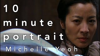 10 minute portrait day 28 Michelle Yeoh