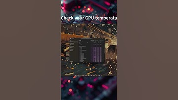 How to check your GPU temperature #gpu #gaming #nvidia #windows11 #tipsandtricks
