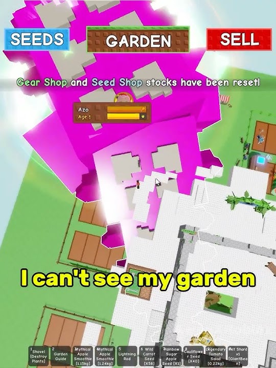 The biggest Rainbow Pet #roblox #growagarden