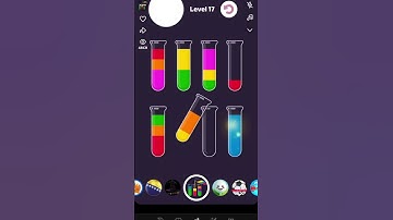 Color Water Sort Level 15-17 #short #shortvideo #youtubeshorts #shorts #colors #water #viral