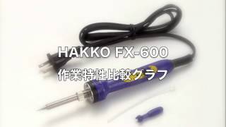 【HAKKO FX-600】作業特性を今までの棒こてと比較！