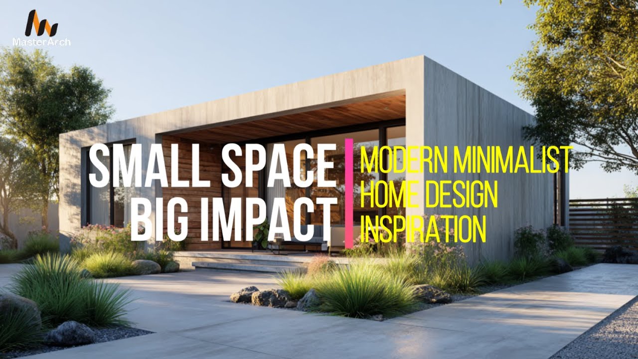 Small Space Big Impact Modern Minimalist Home Design Inspiration - YouTube
