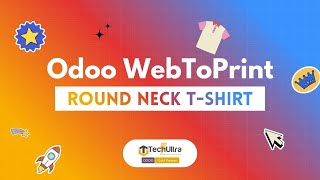 Odoo WebToPrint for Round Neck T-Shirts | Custom Apparel Designer & Product Personalizer