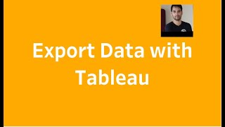 Export with Tableau - Specialist Certification section 3.3