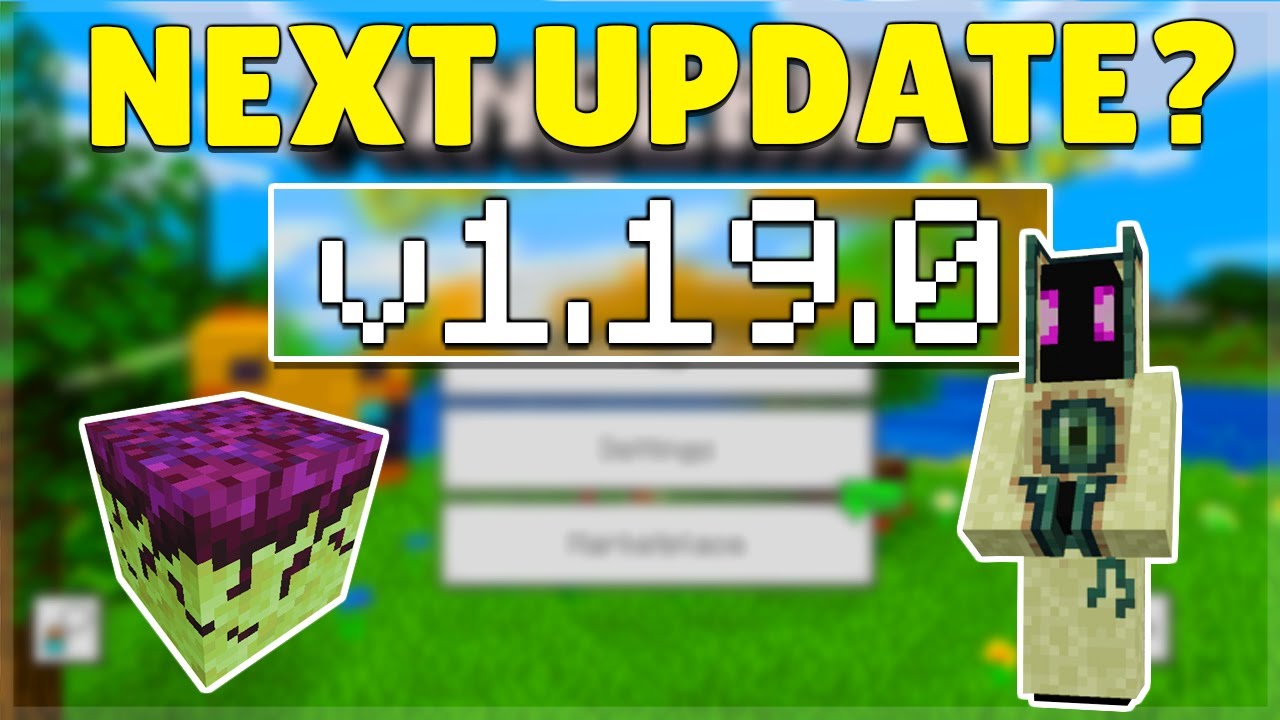 MCPE 1.19 END UPDATE Minecraft Pocket Edition End Update 2022? - YouTube