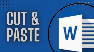 Cut & Paste in Word: The Keyboard Shortcut WAY #keyboardshortcuts