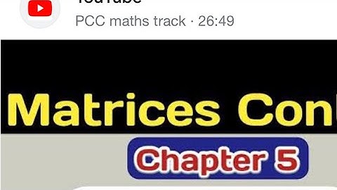 #matrices (continued) for 12th class students exercise 5.3 solved sums #maths
