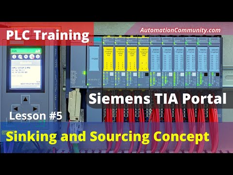 Sinking and Sourcing Concept in PLC - Industrial Automation Course